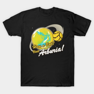 Ball Alien Planet Vacation T-Shirt